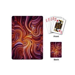 Electric Field Art Liv Playing Cards (mini) by okhismakingart