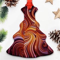 Electric Field Art Liv Ornament (christmas Tree)  by okhismakingart