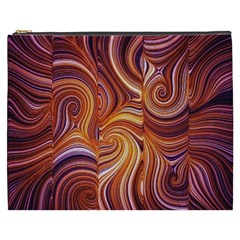 Electric Field Art Liv Cosmetic Bag (xxxl) by okhismakingart