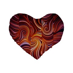 Electric Field Art Liv Standard 16  Premium Heart Shape Cushions by okhismakingart