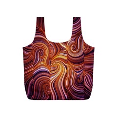 Electric Field Art Liv Full Print Recycle Bag (s) by okhismakingart