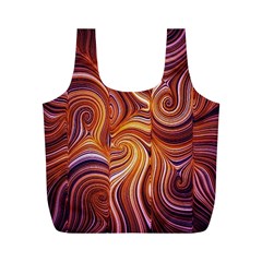 Electric Field Art Liv Full Print Recycle Bag (m) by okhismakingart