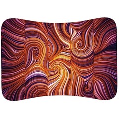 Electric Field Art Liv Velour Seat Head Rest Cushion by okhismakingart