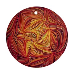 Electric Field Art Lv Ornament (round) by okhismakingart