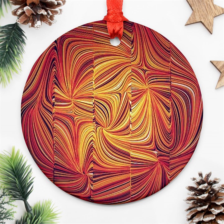 Electric Field Art LV Ornament (Round)