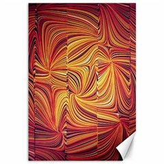 Electric Field Art Lv Canvas 12  X 18  by okhismakingart