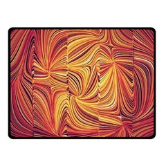 Electric Field Art Lv Fleece Blanket (small) by okhismakingart