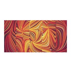 Electric Field Art Lv Satin Wrap by okhismakingart