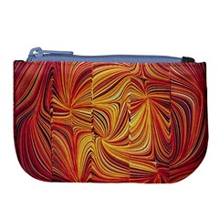 Electric Field Art Lv Large Coin Purse by okhismakingart