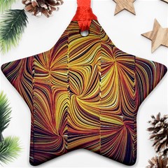 Electric Field Art Lvi Ornament (star) by okhismakingart