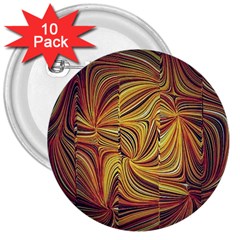 Electric Field Art Lvi 3  Buttons (10 Pack)  by okhismakingart