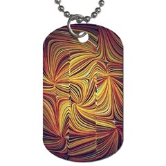 Electric Field Art Lvi Dog Tag (one Side) by okhismakingart