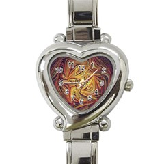 Electric Field Art Lvi Heart Italian Charm Watch by okhismakingart