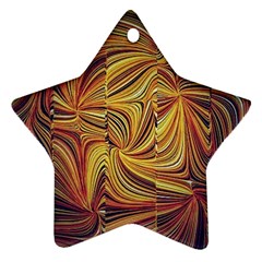 Electric Field Art Lvi Star Ornament (two Sides) by okhismakingart