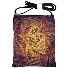 Electric Field Art Lvi Shoulder Sling Bag by okhismakingart