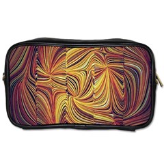 Electric Field Art Lvi Toiletries Bag (two Sides) by okhismakingart