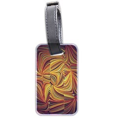 Electric Field Art Lvi Luggage Tags (two Sides) by okhismakingart