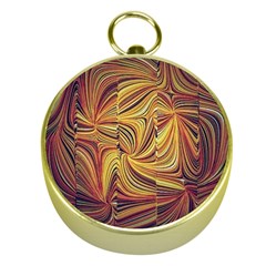 Electric Field Art Lvi Gold Compasses by okhismakingart