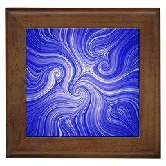 Electric Field Art Lvii Framed Tiles by okhismakingart