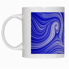 Electric Field Art Lvii White Mugs by okhismakingart