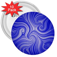 Electric Field Art Lvii 3  Buttons (10 Pack)  by okhismakingart