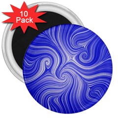 Electric Field Art Lvii 3  Magnets (10 Pack)  by okhismakingart