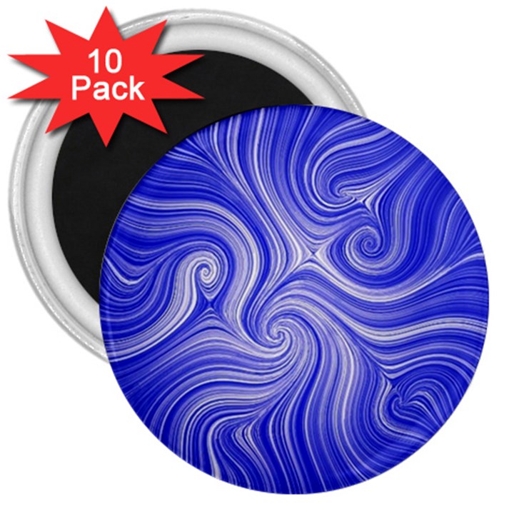 Electric Field Art LVII 3  Magnets (10 pack) 