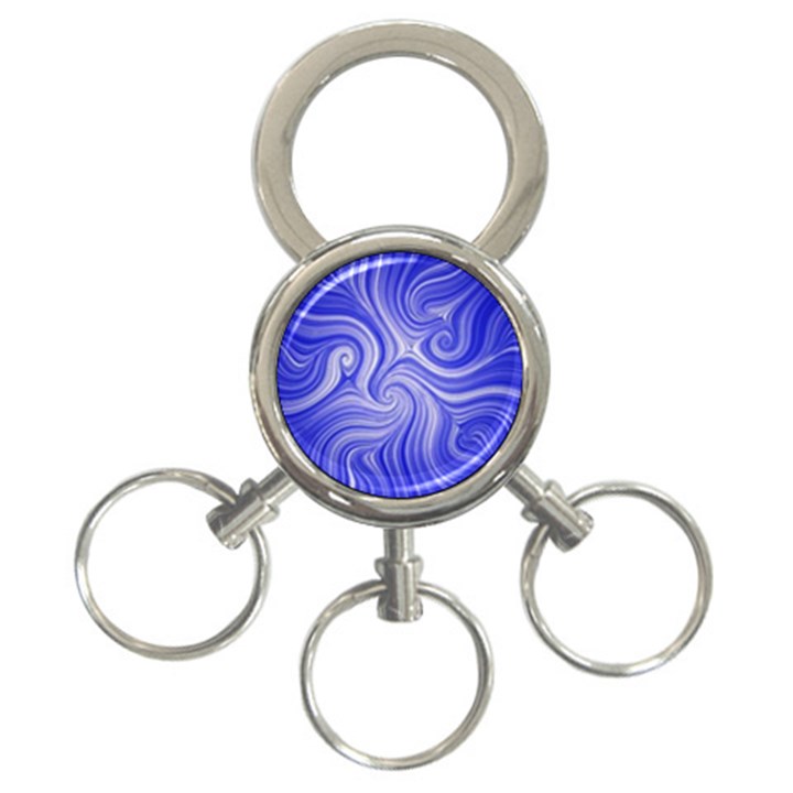 Electric Field Art LVII 3-Ring Key Chains