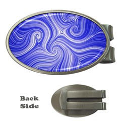 Electric Field Art Lvii Money Clips (oval)  by okhismakingart