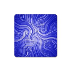 Electric Field Art Lvii Square Magnet by okhismakingart