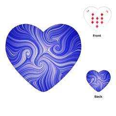 Electric Field Art Lvii Playing Cards (heart) by okhismakingart