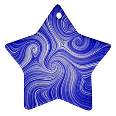 Electric Field Art Lvii Star Ornament (two Sides) by okhismakingart