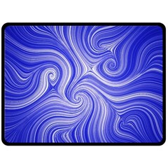 Electric Field Art Lvii Fleece Blanket (large)  by okhismakingart