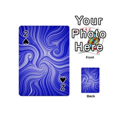 Electric Field Art Lvii Playing Cards 54 (mini) by okhismakingart