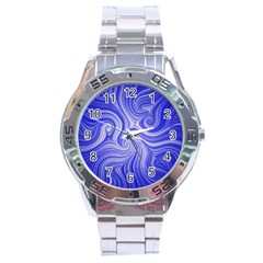 Electric Field Art Lvii Stainless Steel Analogue Watch by okhismakingart