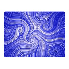 Electric Field Art Lvii Double Sided Flano Blanket (mini)  by okhismakingart