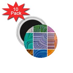 Electric Field Art Collage I 1.75  Magnets (10 pack) 