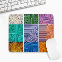 Electric Field Art Collage I Large Mousepads