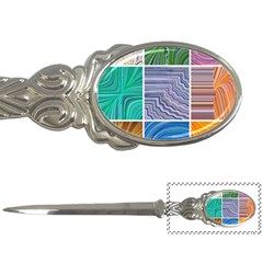 Electric Field Art Collage I Letter Opener by okhismakingart