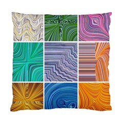 Electric Field Art Collage I Standard Cushion Case (two Sides) by okhismakingart