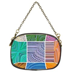 Electric Field Art Collage I Chain Purse (Two Sides)