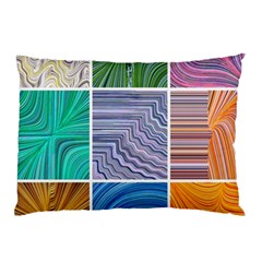 Electric Field Art Collage I Pillow Case