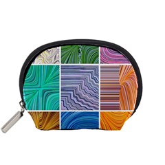 Electric Field Art Collage I Accessory Pouch (small) by okhismakingart