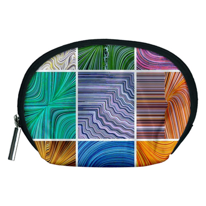 Electric Field Art Collage I Accessory Pouch (Medium)