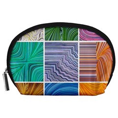 Electric Field Art Collage I Accessory Pouch (Large)