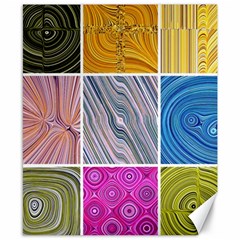 Electric Field Art Collage Ii Canvas 8  X 10  by okhismakingart