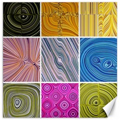 Electric Field Art Collage Ii Canvas 12  X 12  by okhismakingart