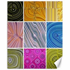 Electric Field Art Collage Ii Canvas 16  X 20  by okhismakingart