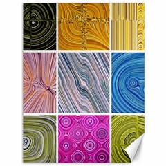 Electric Field Art Collage Ii Canvas 36  X 48  by okhismakingart