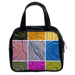 Electric Field Art Collage Ii Classic Handbag (two Sides) by okhismakingart